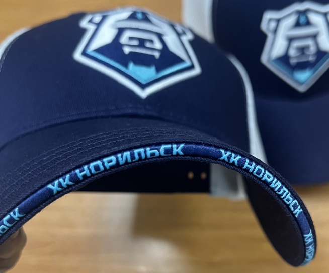 Cap HC Norilsk white setka 24.06.17