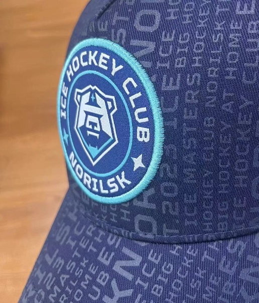 Cap HC Norilsk dark blue pattern 24.06.17