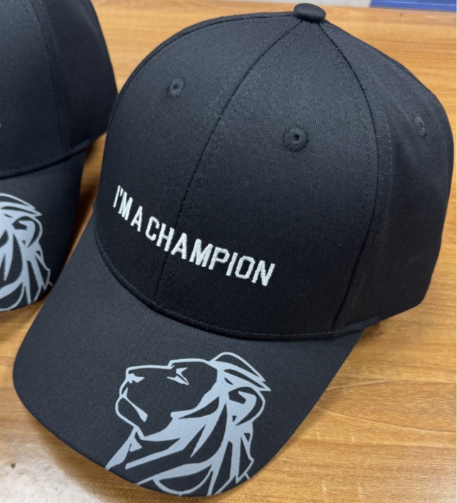 Black cap I'm a champion 1   2024.12