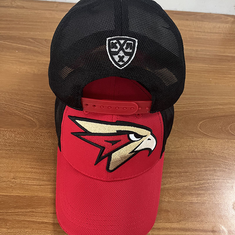 Cap HC Avangard black+red setka 2022