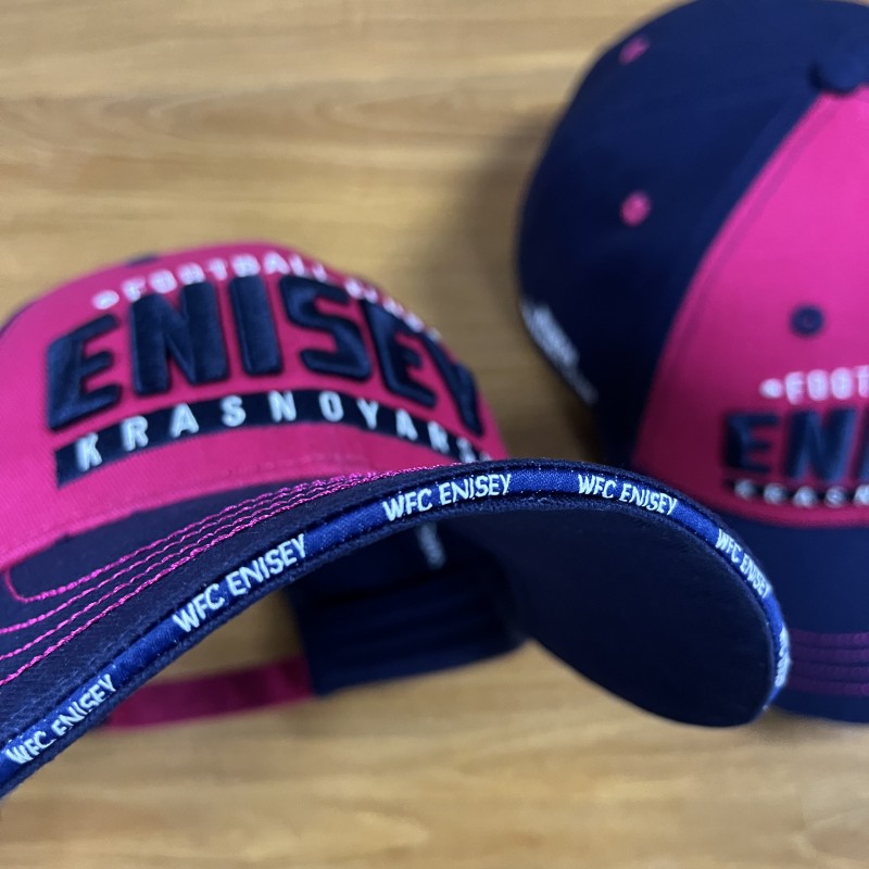 Cap FC Enisey dark blue+pink