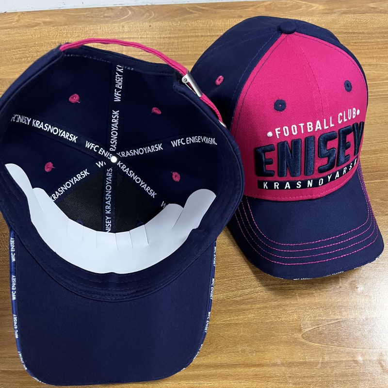 Cap FC Enisey dark blue+pink