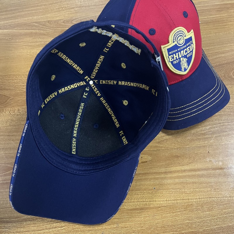 Cap FC Enisey dark blue+red mini