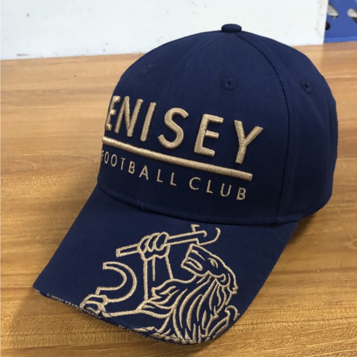 Cap FC Enisey dark blue+gold