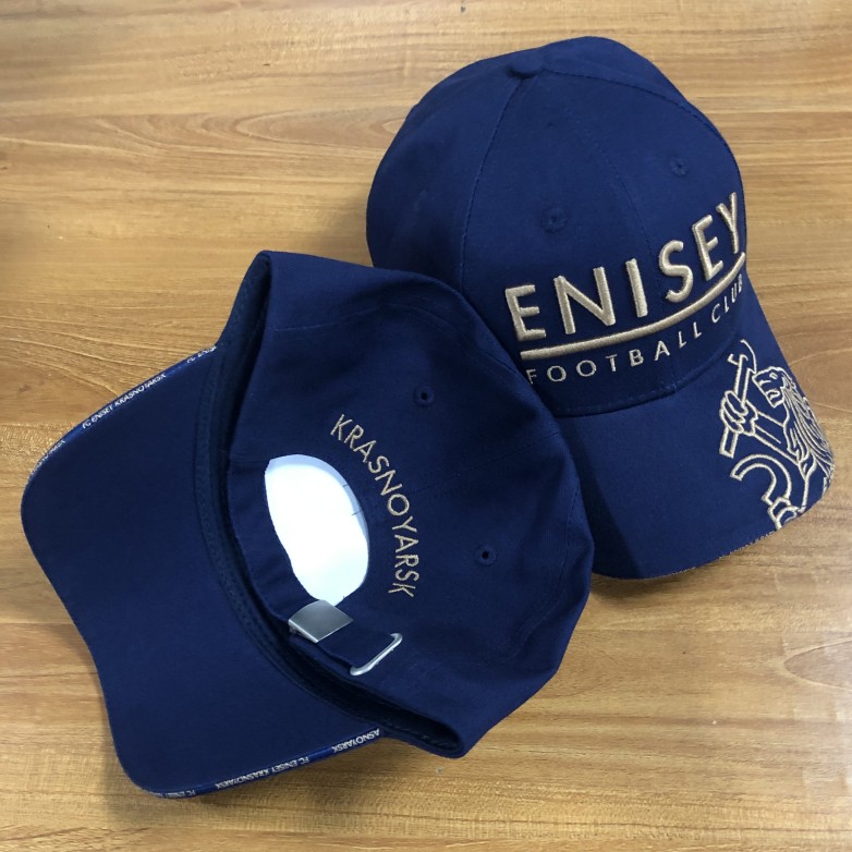 Cap FC Enisey dark blue+gold