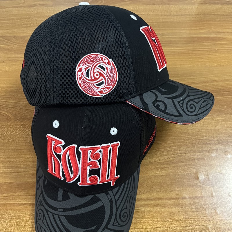 Cap Boec black setka