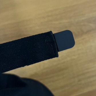 8 Cap black neylon zastezhka