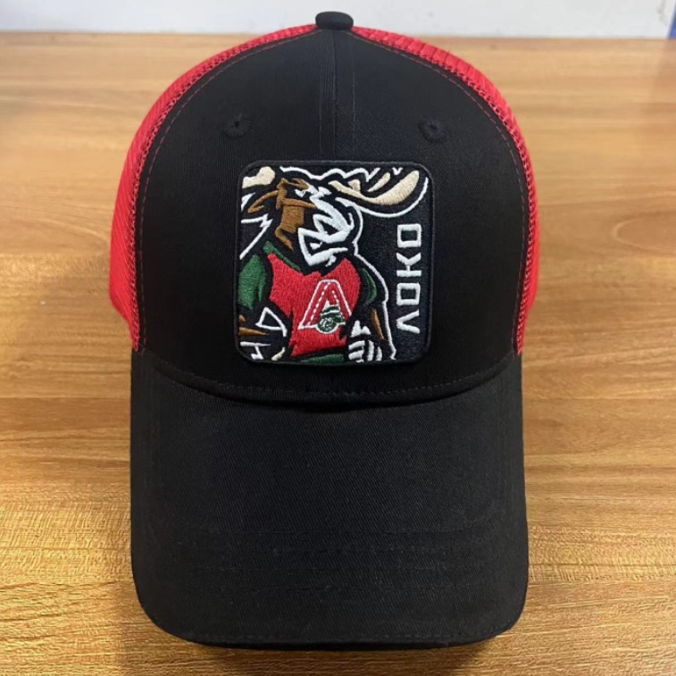 Cap VC Lokomotiv black+red setka