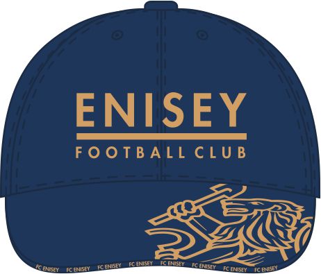 Cap FC Enisey dark blue+gold