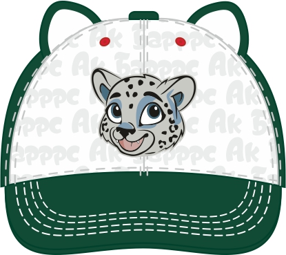 Cap HC Ak Bars dark green kid print