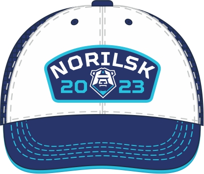 Cap HC Norilsk dark blue setka 24.06.17