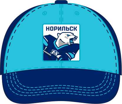 Cap HC Norilsk dark blue setka 25.12.01