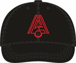 Cap VC Lokomotiv black, red logo 26.06.17